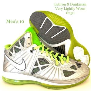 Men’s 11 - Lebron 8 P.S. Dunkman 441946-002 Lightly Worn Cleannn ***Rare***